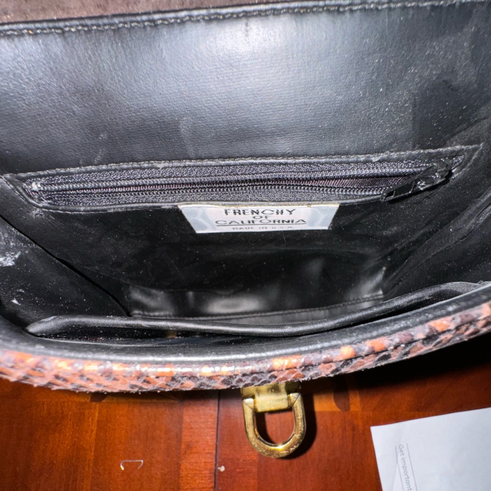 Vintage Genuine Python Purse - Picture 7 of 8